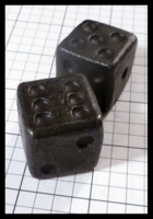 Dice : Dice - 6D Pipped - Iron Forged Dice Handmade - Etsy Dec 2013